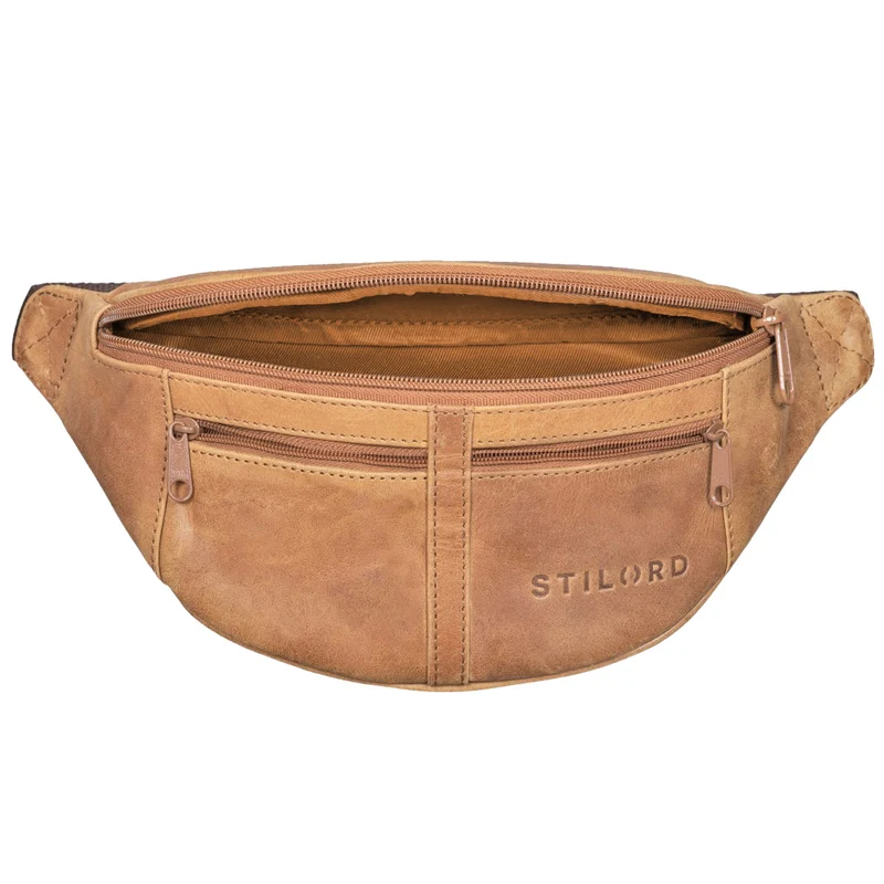 "Echo" Vintage Bauchtasche Hüfttasche Leder