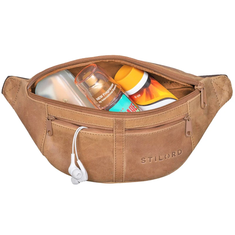 "Echo" Vintage Bauchtasche Hüfttasche Leder