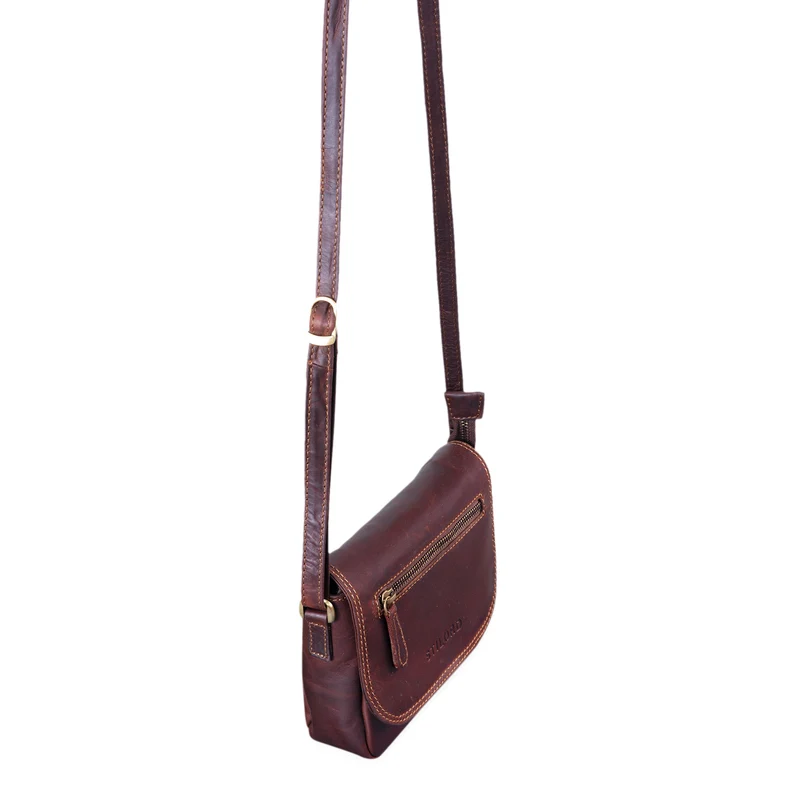 "Elsa" Umhängetasche Frauen Leder Vintage