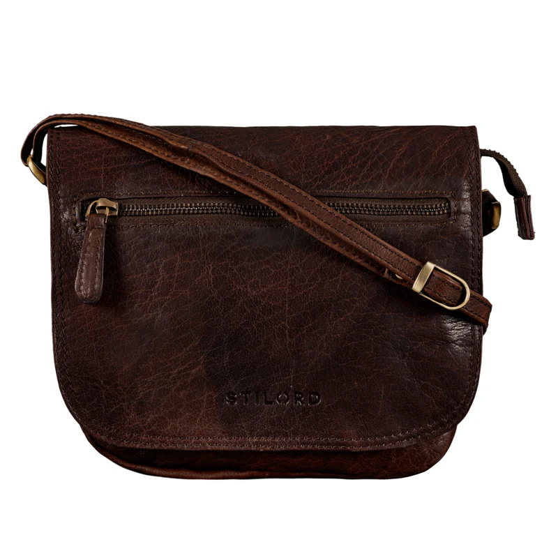 "Elsa" Umhängetasche Frauen Leder Vintage