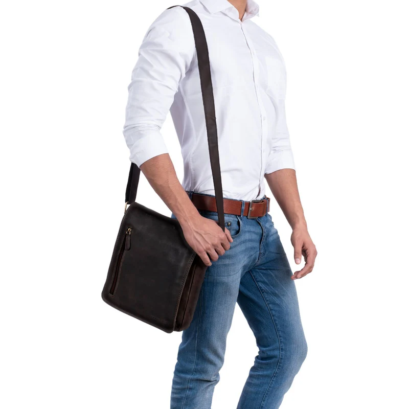"Will" Umhängetasche Leder Männer