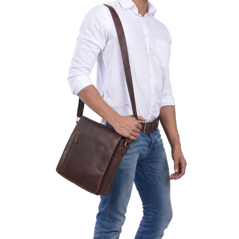 "Will" Umhängetasche Leder Männer