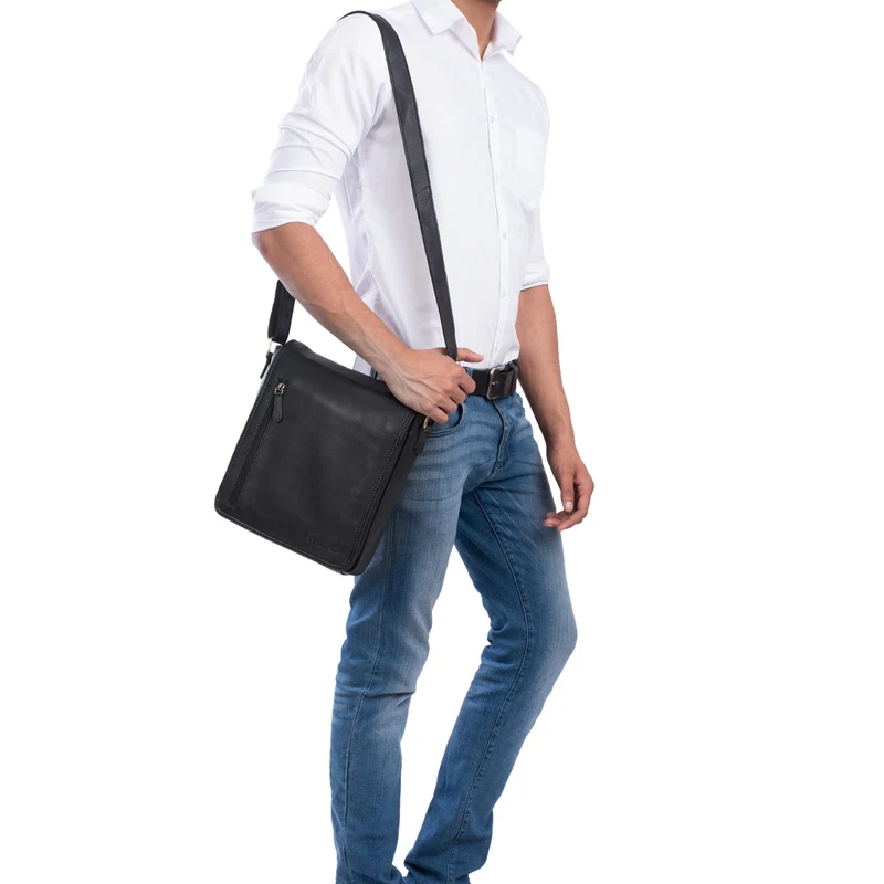 "Will" Umhängetasche Leder Männer