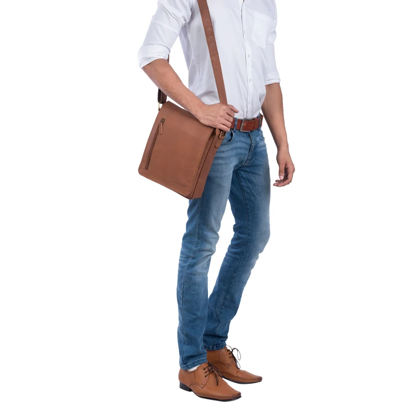 "Will" Umhängetasche Leder Männer