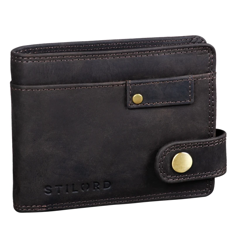 "Finley" Leder Geldbörse Herren RFID und NFC