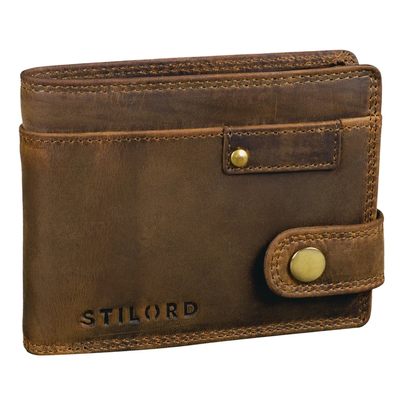 "Finley" Leder Geldbörse Herren RFID und NFC