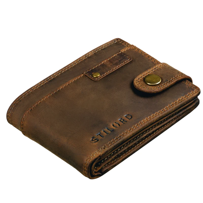 "Finley" Leder Geldbörse Herren RFID und NFC