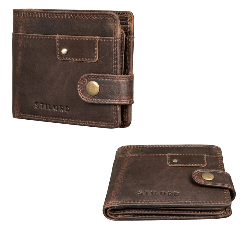"Finley" Leder Geldbörse Herren RFID und NFC