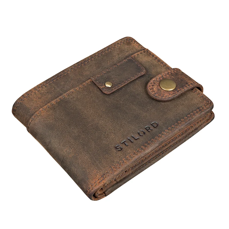 "Finley" Leder Geldbörse Herren RFID und NFC