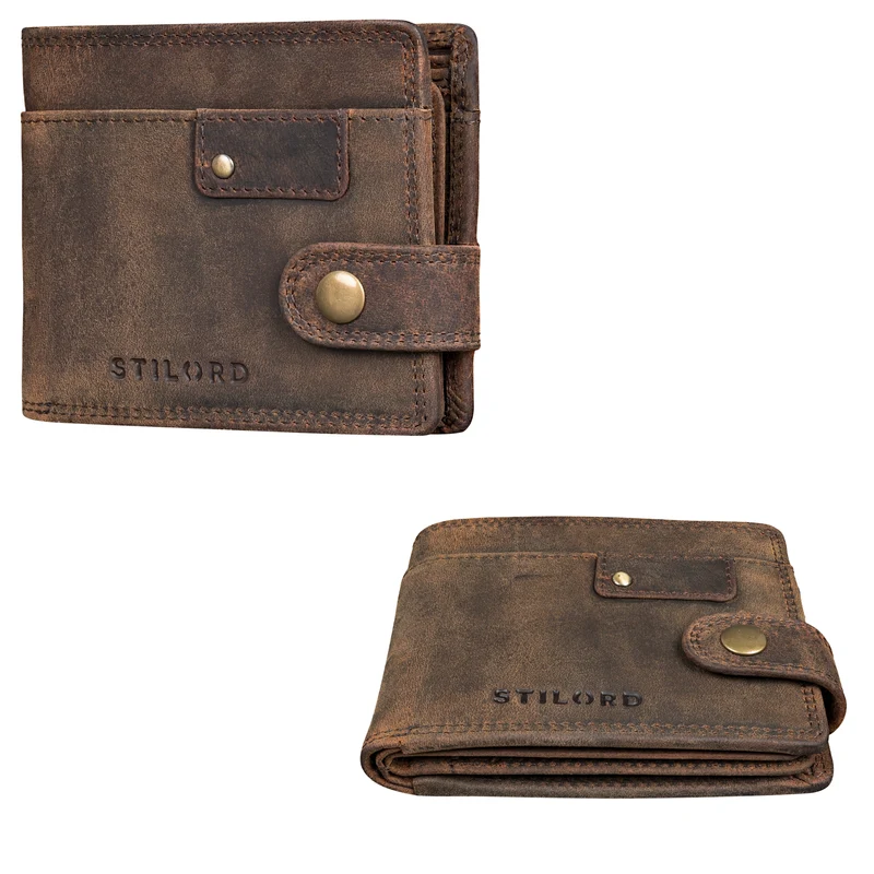 "Finley" Leder Geldbörse Herren RFID und NFC