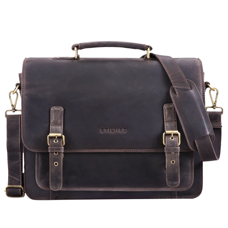 "James" Leder Business Aktentasche