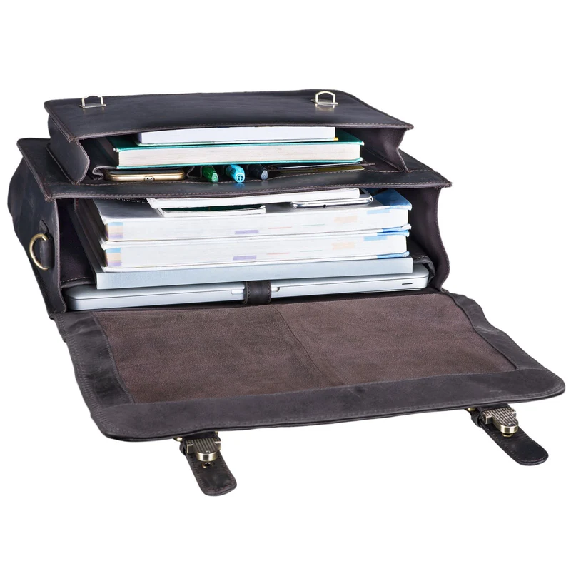"James" Leder Business Aktentasche