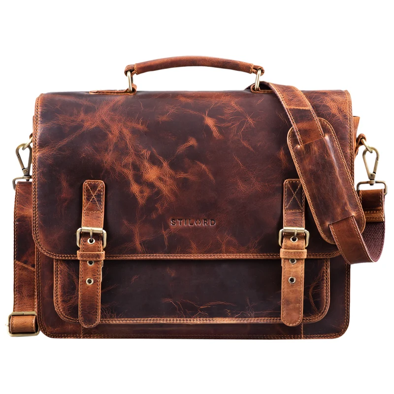 "James" Leder Business Aktentasche