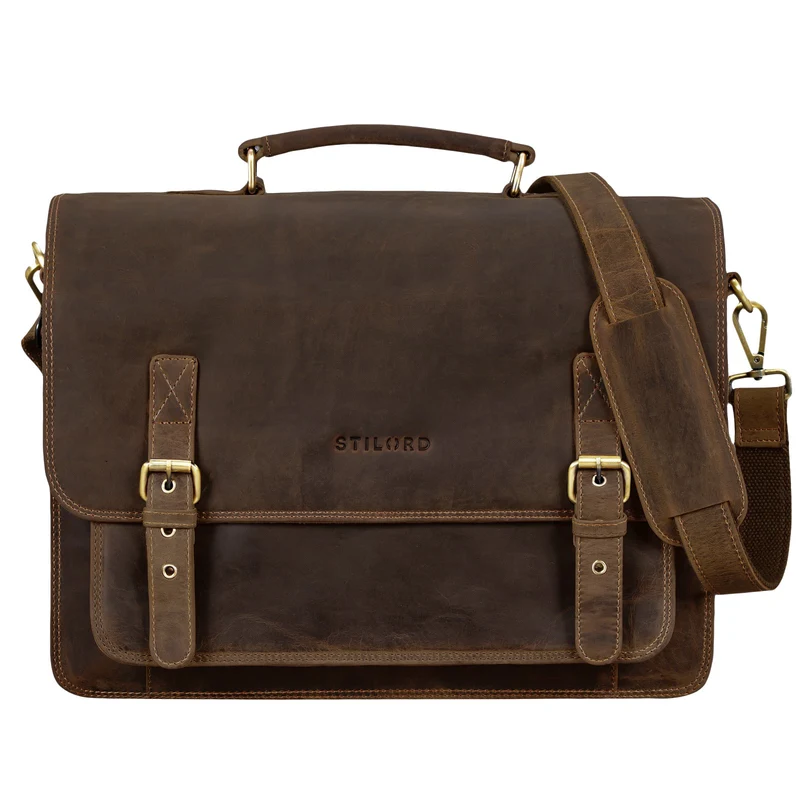 "James" Leder Business Aktentasche