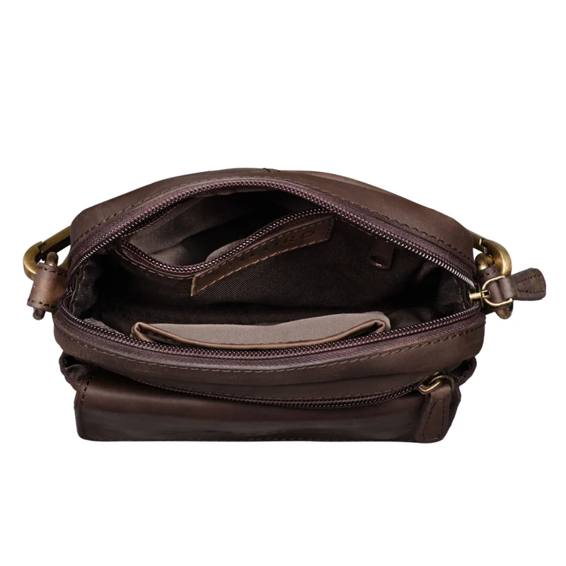 "Jerry" Kleine Ledertasche Männer Vintage