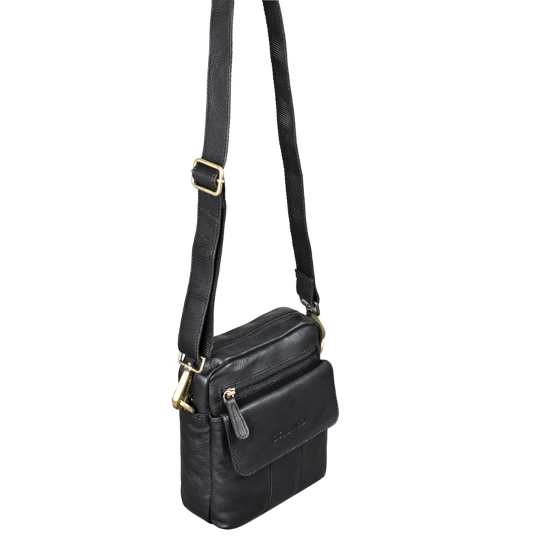 "Jerry" Kleine Ledertasche Männer Vintage