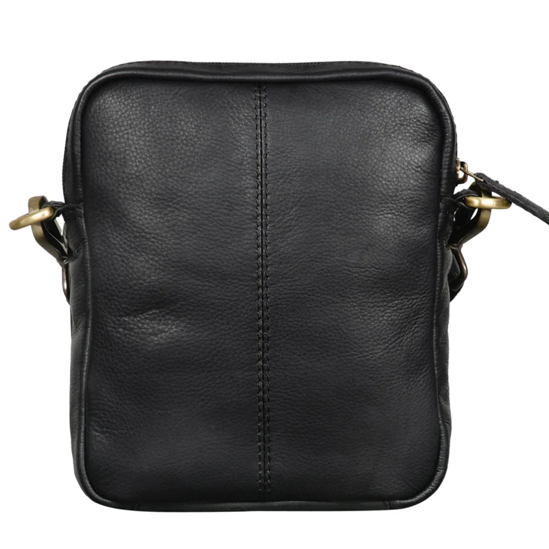 "Jerry" Kleine Ledertasche Männer Vintage