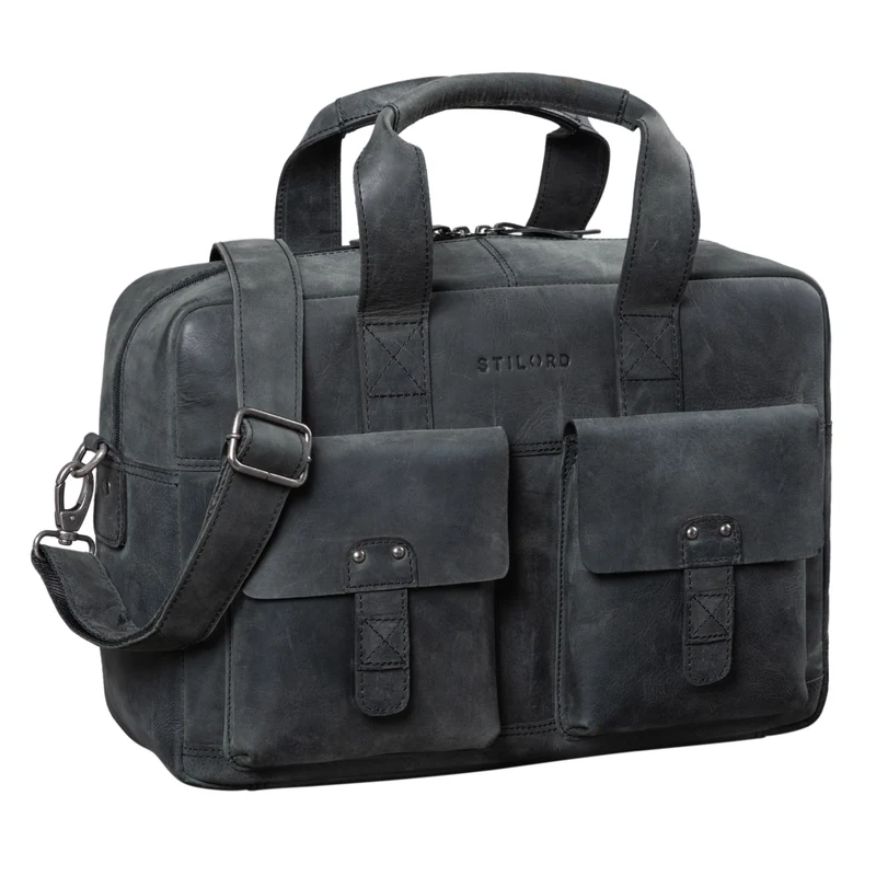 "Anouk" Vintage Umhängetasche Leder Gross