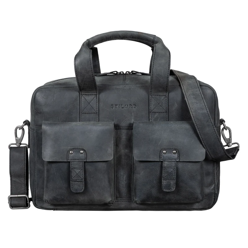 "Anouk" Vintage Umhängetasche Leder Gross