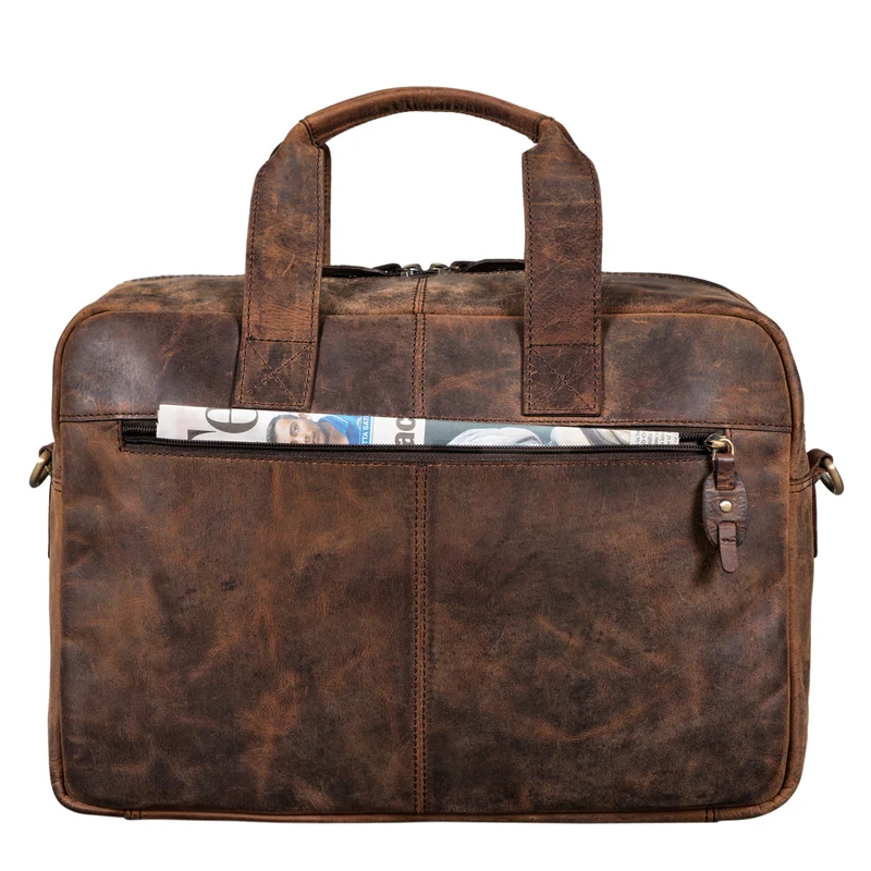 "Anouk" Vintage Umhängetasche Leder Gross