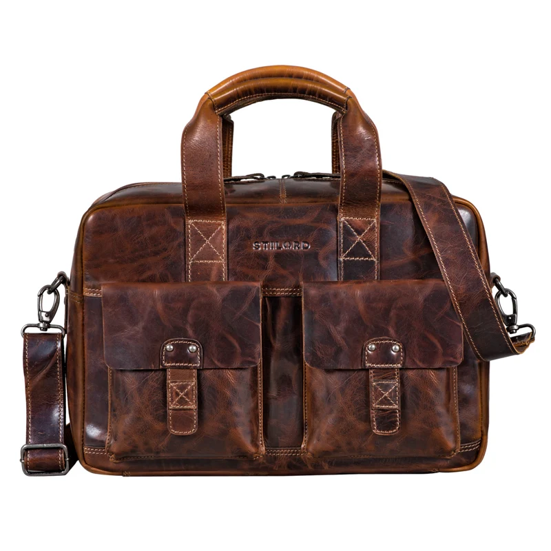 "Anouk" Vintage Umhängetasche Leder Gross