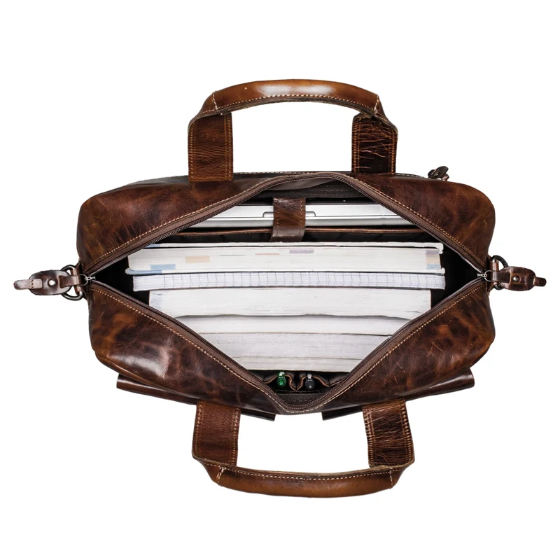 "Anouk" Vintage Umhängetasche Leder Gross