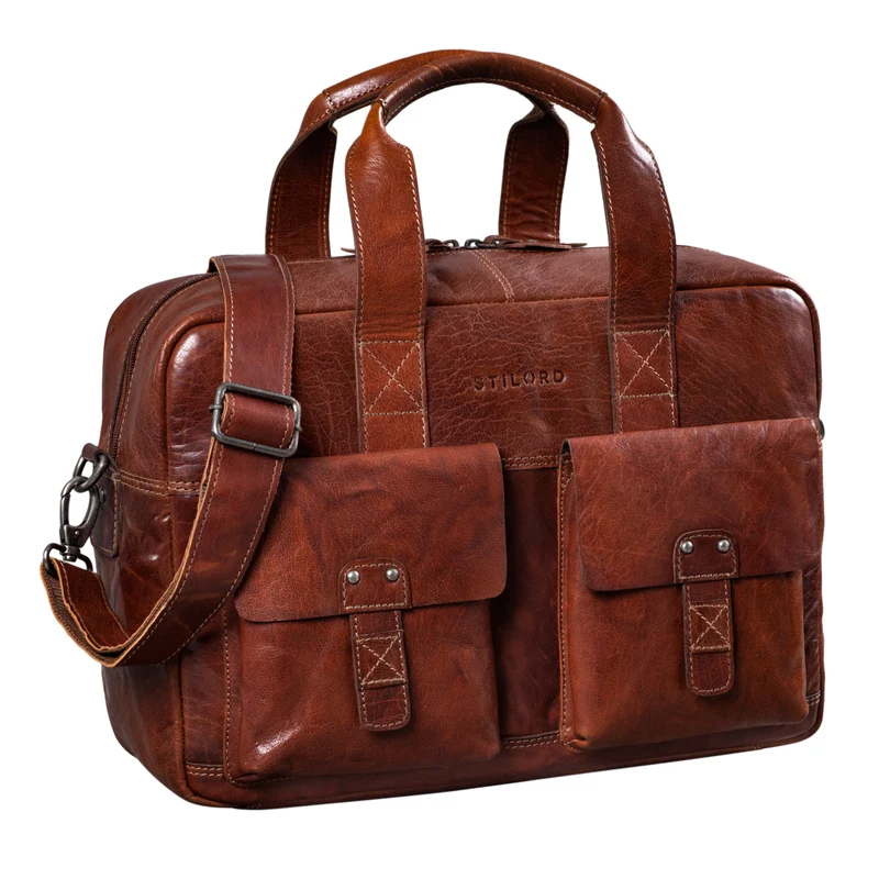 "Anouk" Vintage Umhängetasche Leder Gross