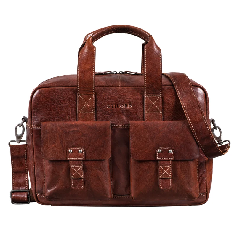 "Anouk" Vintage Umhängetasche Leder Gross
