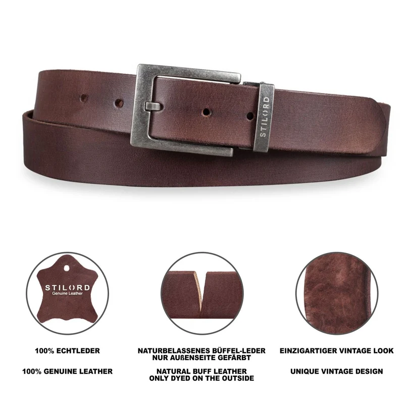 Ledergürtel Universal Kürzbar Herren Damen