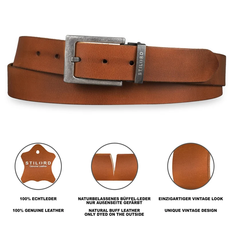 Ledergürtel Universal Kürzbar Herren Damen