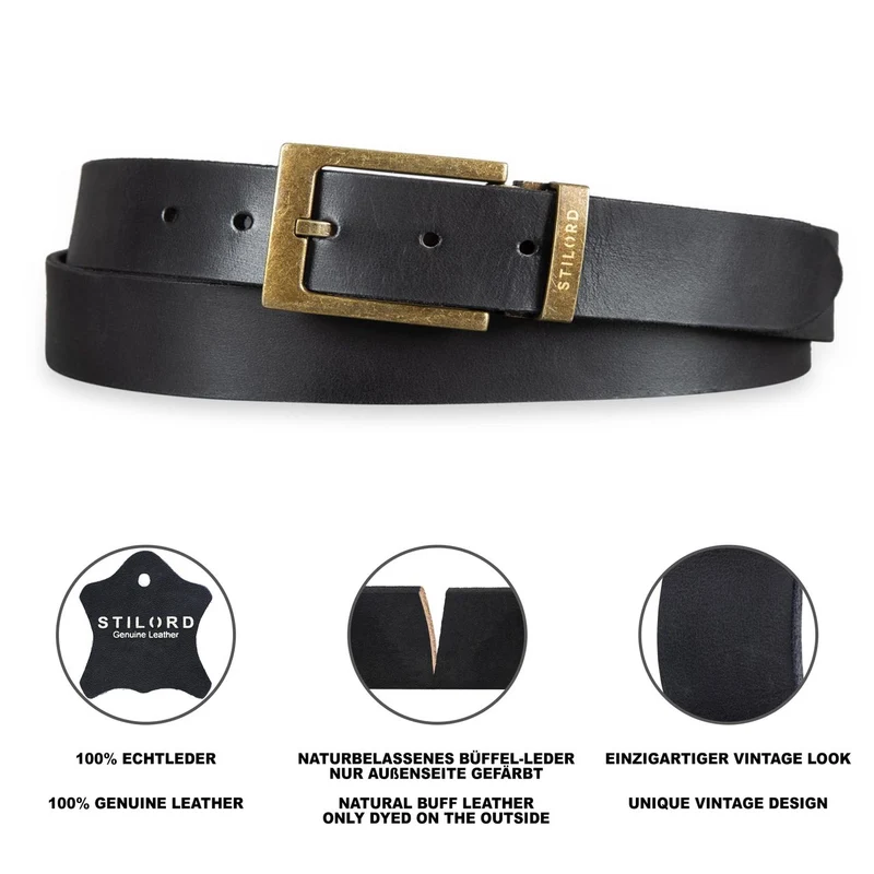 Ledergürtel Universal Kürzbar Herren Damen