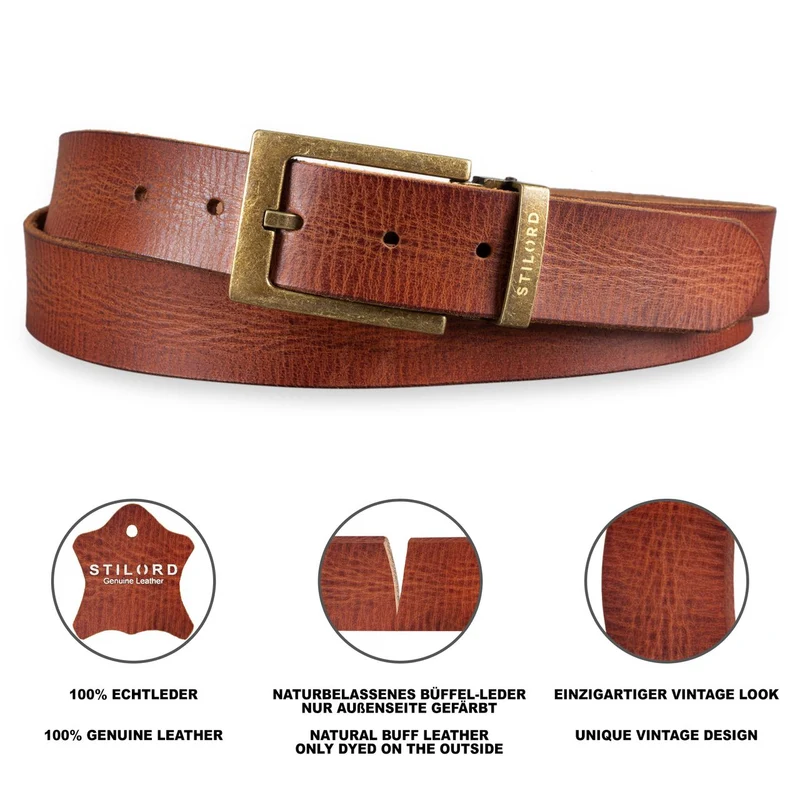Ledergürtel Universal Kürzbar Herren Damen