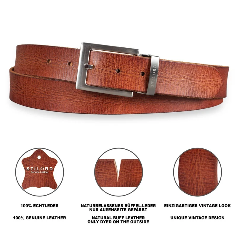Ledergürtel Universal Kürzbar Herren Damen