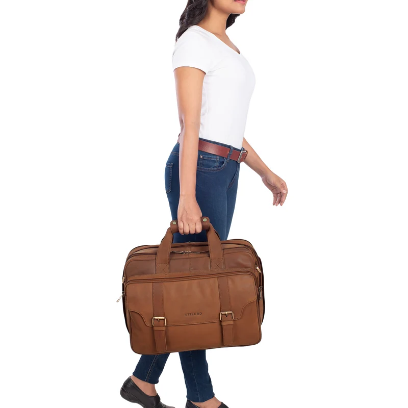 "Valencia" Lehrertasche Leder Damen