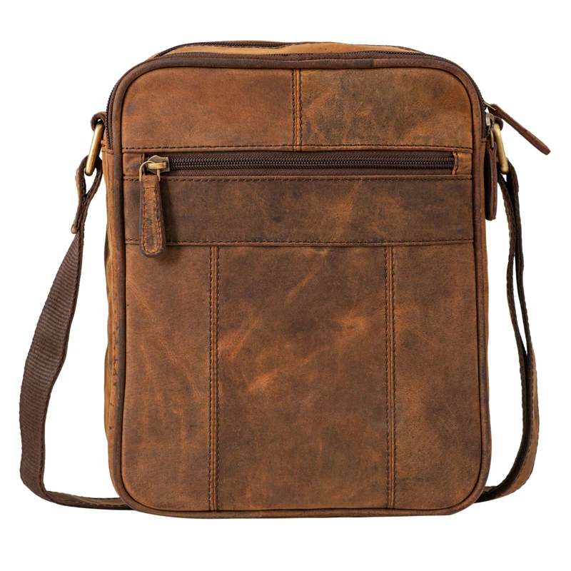 "Diego" Vintage Herrentasche Leder klein