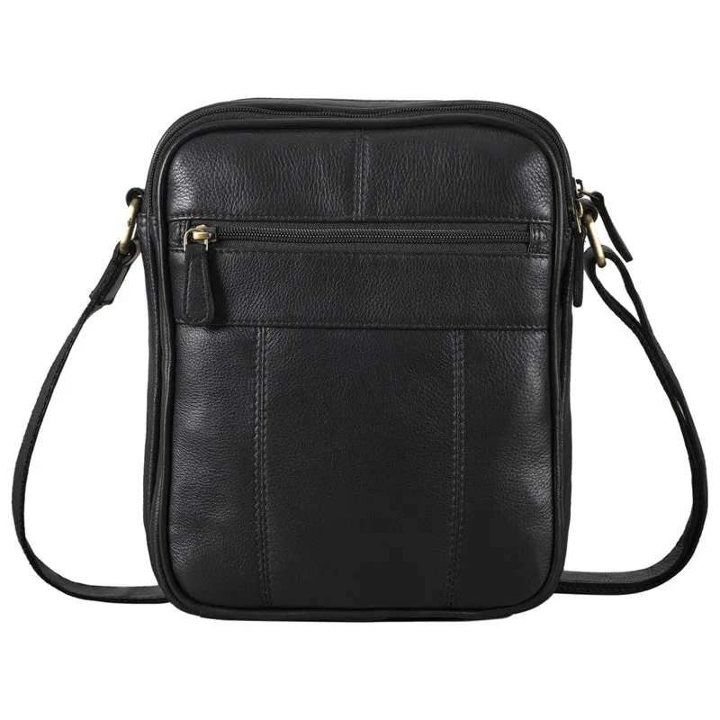 "Diego" Vintage Herrentasche Leder klein