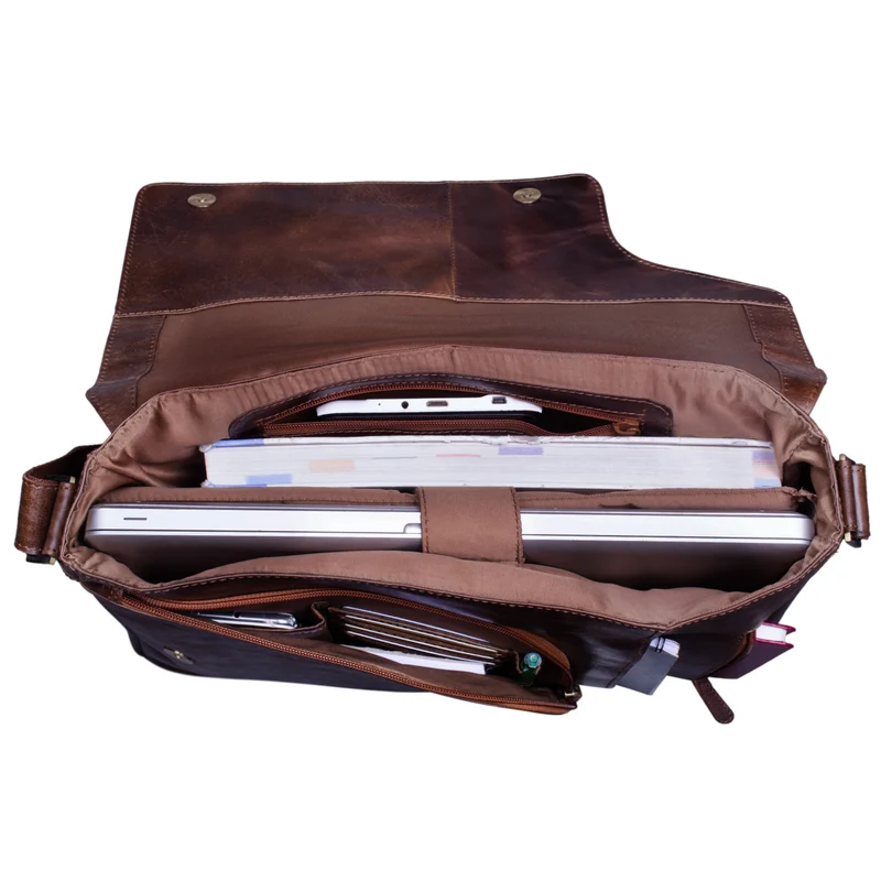 "Jake" Herren Ledertasche groß Business