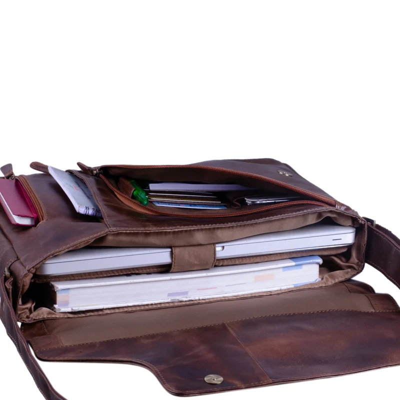"Jake" Herren Ledertasche groß Business