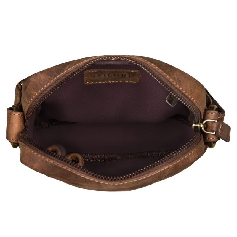 "Pepe" Vintage Schultertasche Herren Leder klein