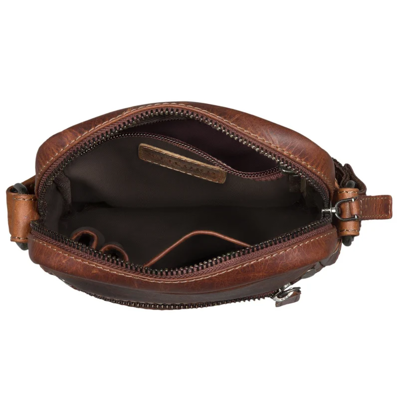 "Pepe" Vintage Schultertasche Herren Leder klein