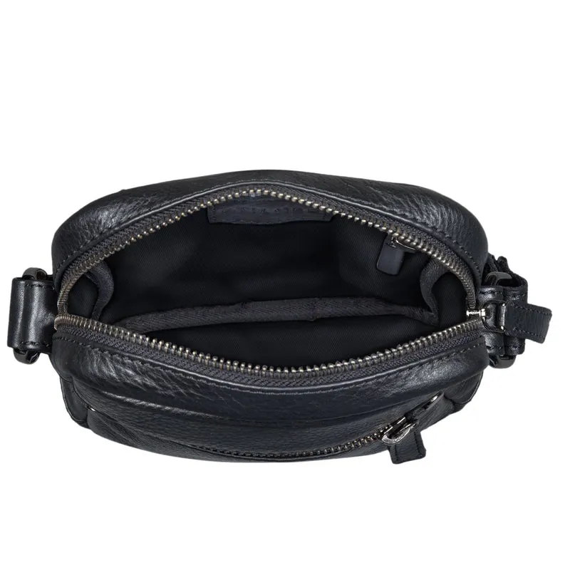 "Pepe" Vintage Schultertasche Herren Leder klein