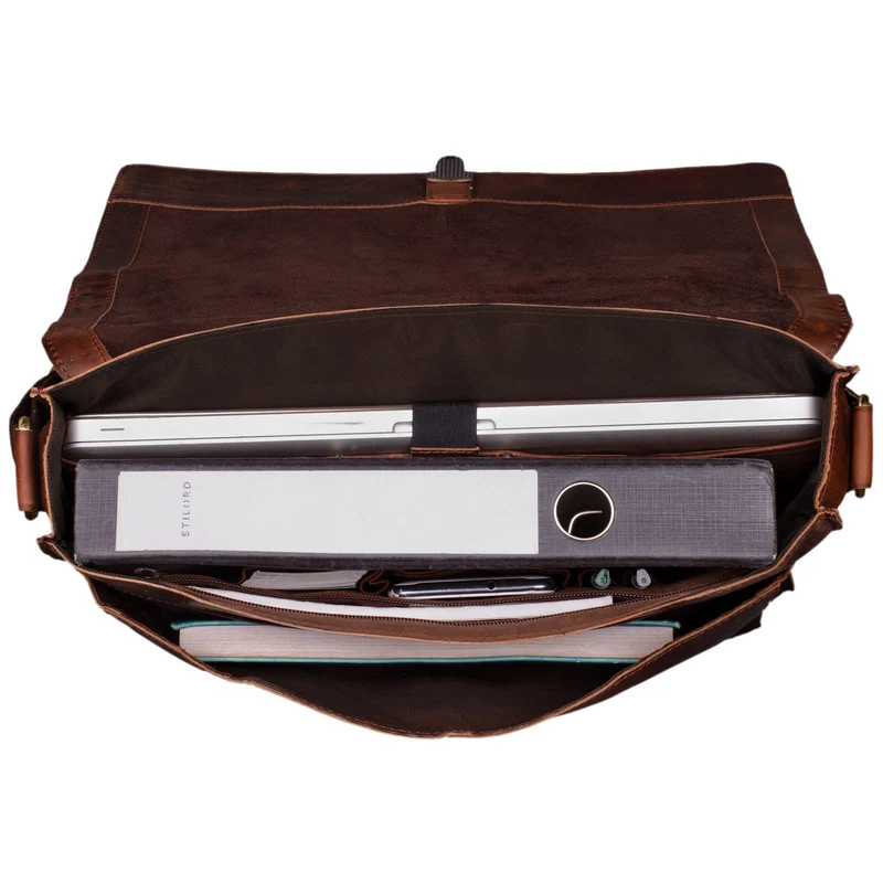 "Athos" Businesstasche Leder 15,6 Zoll
