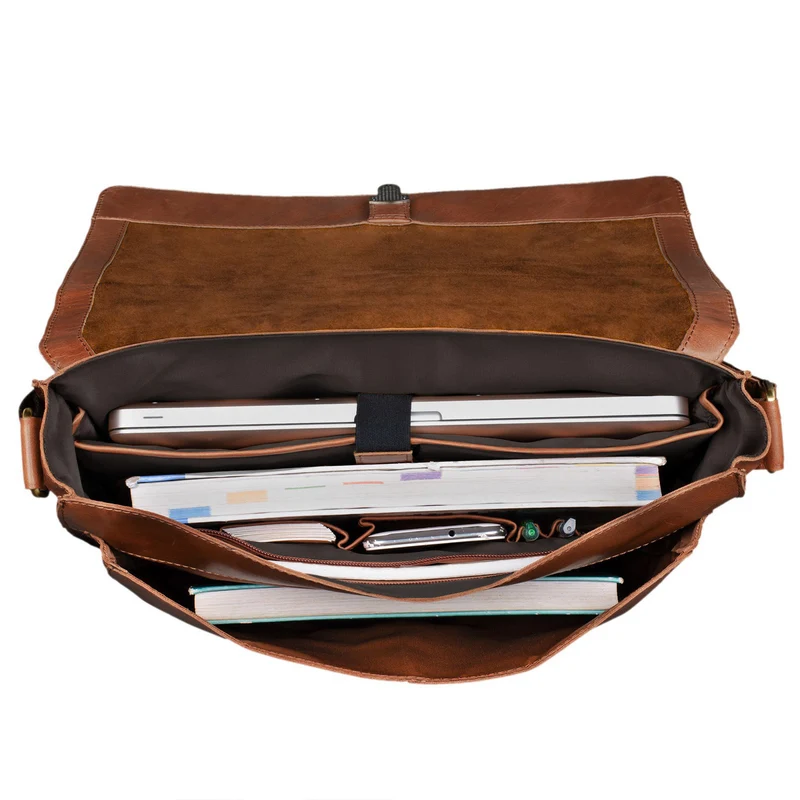 "Athos" Businesstasche Leder 15,6 Zoll