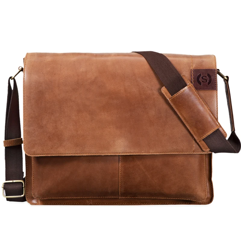 "Athos" Businesstasche Leder 15,6 Zoll