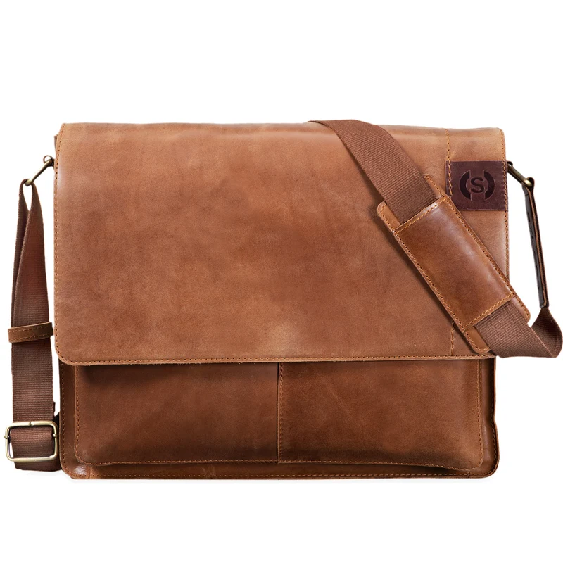 "Athos" Businesstasche Leder 15,6 Zoll