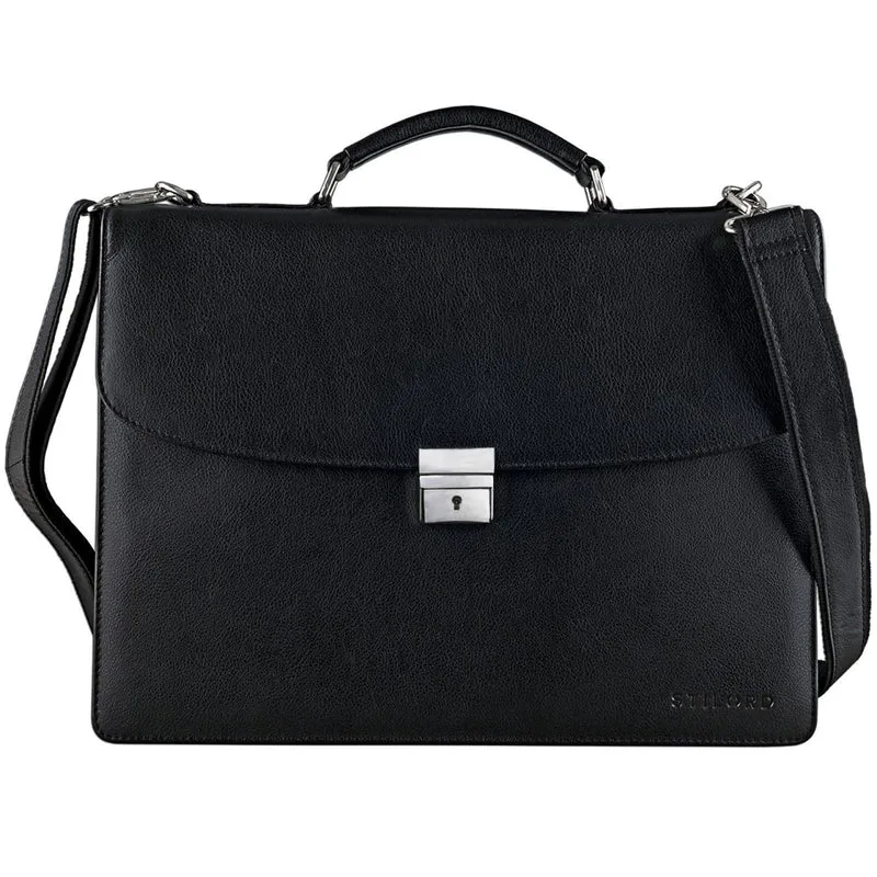 "Jonathan" Elegante Echtleder Aktentasche mit Schloss