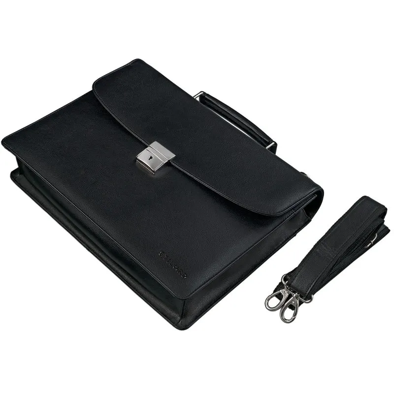 "Jonathan" Elegante Echtleder Aktentasche mit Schloss