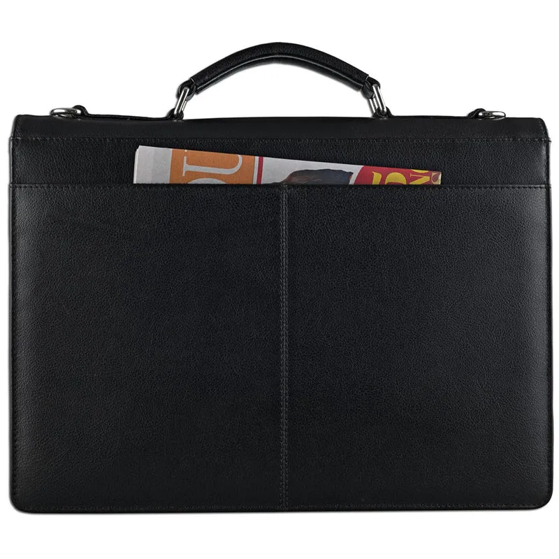 "Jonathan" Elegante Echtleder Aktentasche mit Schloss