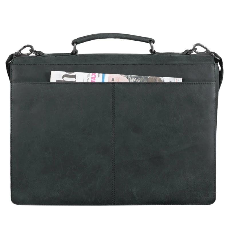 "Jonathan" Elegante Echtleder Aktentasche mit Schloss