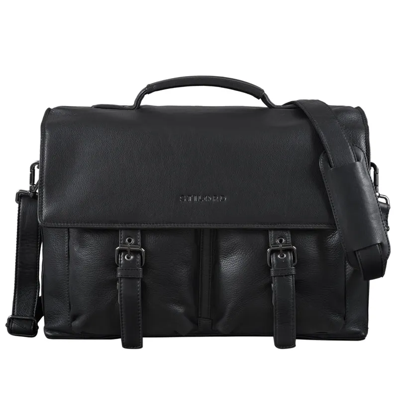 "Jeff" Aktentasche Leder 15 Zoll